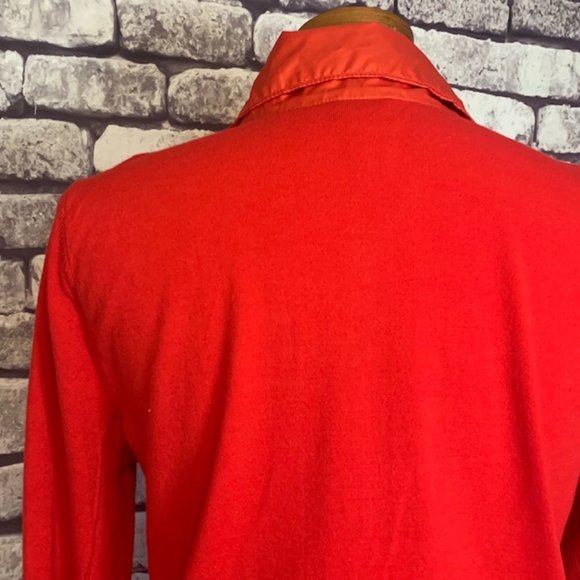 Chico's Zenergy Red Long Sleeve Jacket Size Medium - Picture 10 of 12